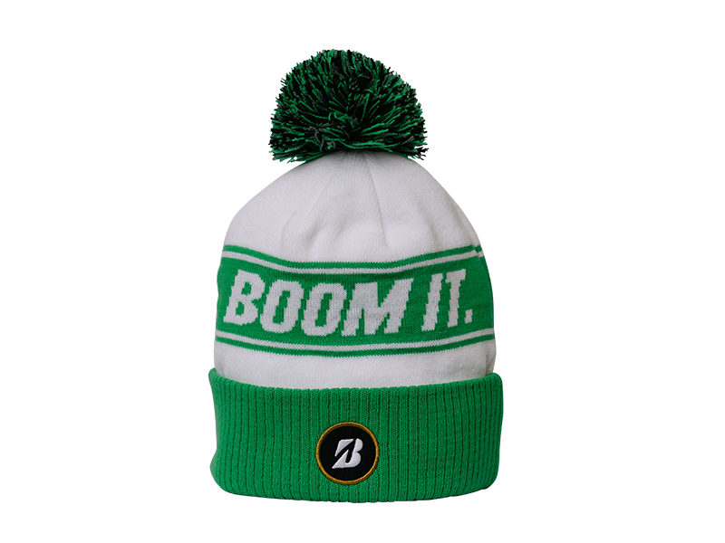 Knit Pom Beanie Green